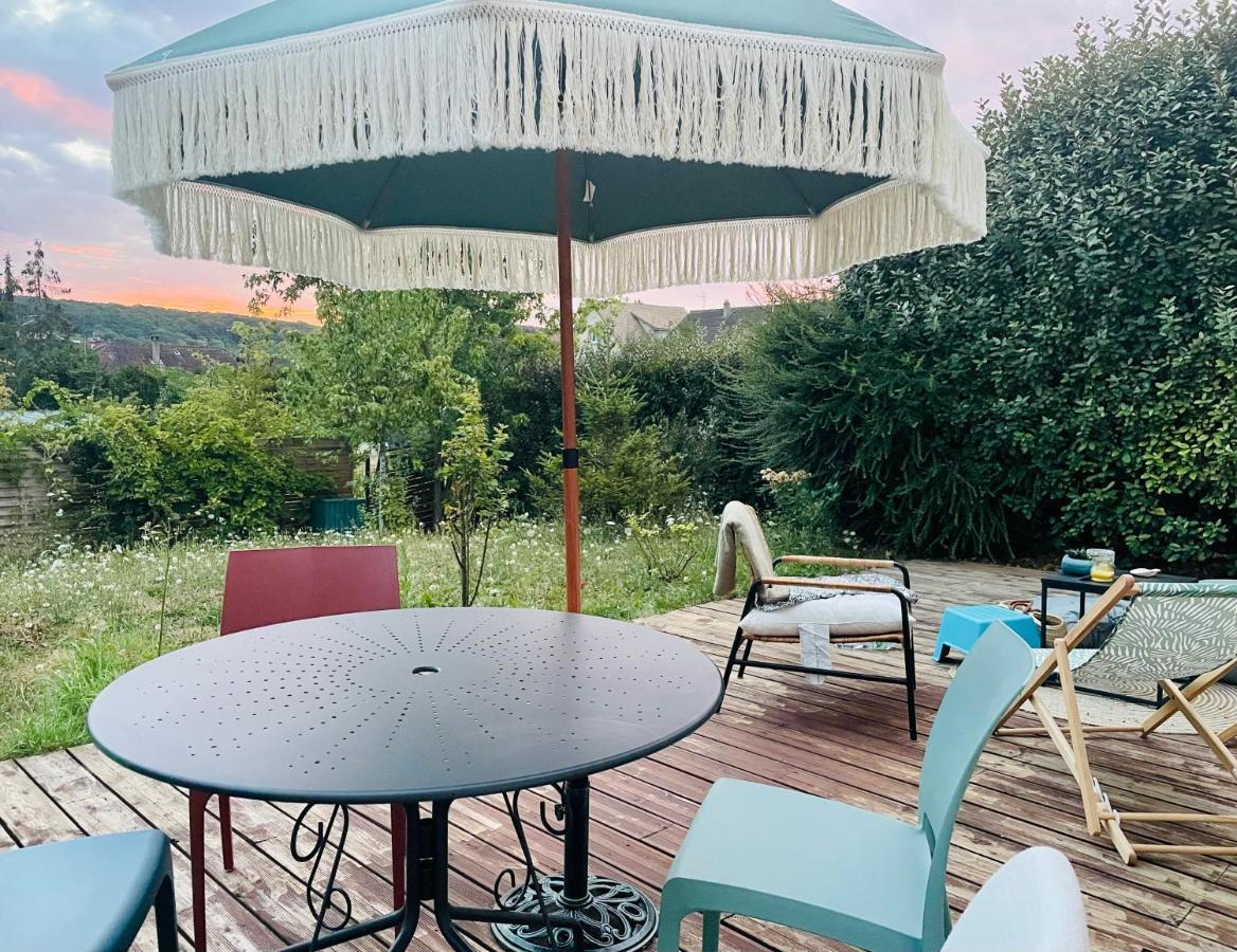 La Mandragora - Maison Avec Jardin Et Poele A Bois Vernon  Esterno foto