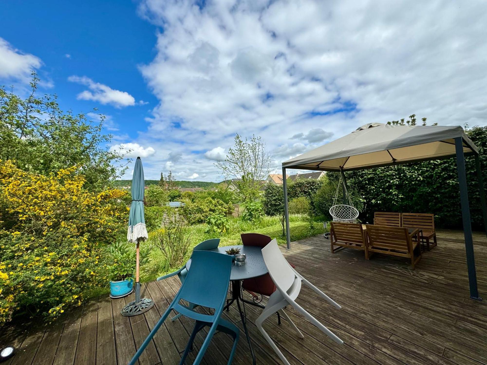 La Mandragora - Maison Avec Jardin Et Poele A Bois Vernon  Esterno foto